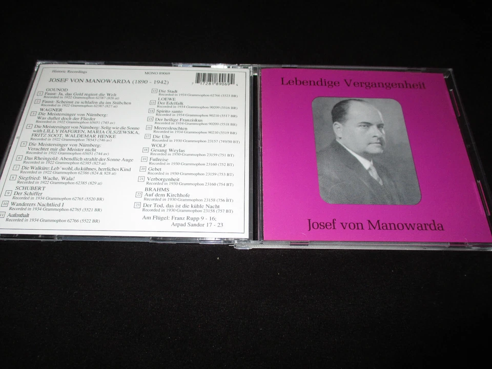 CD--JOSEF von MANOWARDA--singt aus Opern / Lieder /--Neuwertig !-- - Bild 1 von 1