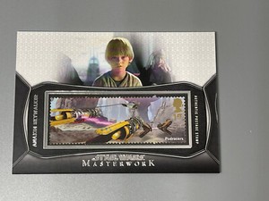 Anakin Skywalker 2021 Topps Star Wars Masterwork Royal Mail Stamp Relic SC-AN