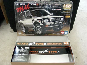 Limited Tamiya 47383 CC01 Isuzu MU Type-X BLACK METALLIC EMPTY KIT BOX MINT Cond - Picture 1 of 7