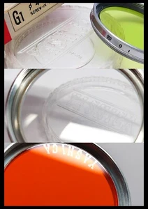 Yashica 46mm Filter Set UV + Orange O2 + Green G1 Coated Optics Vintage + MINT + - Picture 1 of 19