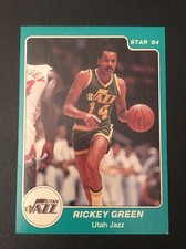1983-84 Star Rickey Green #140 Rookie Utah Jazz XRC