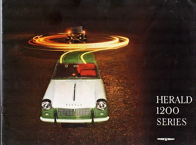 Triumph Herald 1200 1961-63 UK Market Brochure Saloon Coupe Convertible Estate - Image 1 of 3