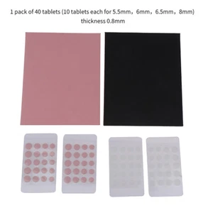 40Pcs Esports Tiger ICE Mouse Skates Feet DIY Universal Dots Mouse Pad _t - Afbeelding 1 van 14