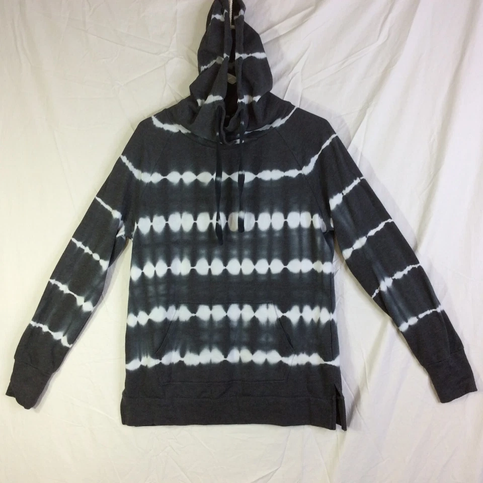 Sudadera con Capucha Mujer Talla M Té Verde Tie Dye Pullover Negro Blanco Rayas Gris Colores Foto 1 de 4
