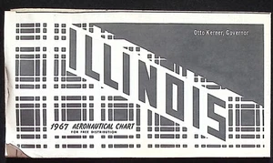 1967 Vintage Illinois Aeronautical Chart - Picture 1 of 9