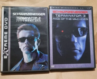 TERMINATOR 2 & 3/ SCHWARZENEGGER DVD'S - Image 1 of 4