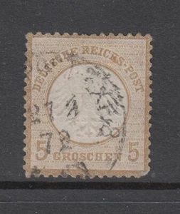 Germany - 5g Arms Embossed Type A (Used) 1872 (CV $273) - Picture 1 of 1