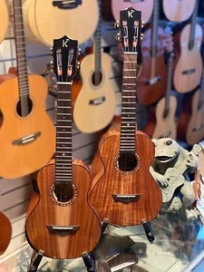 Kamehameha Ukulele KC-52 EQ concert All Solid Acacia Koa Gloss w/electric pickup - Picture 1 of 12