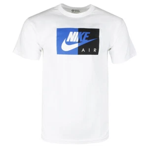 Nike Air Men's Athletic Short Sleeve Color Blocked Logo Gym Graphic T-Shirt - Picture 1 of 19