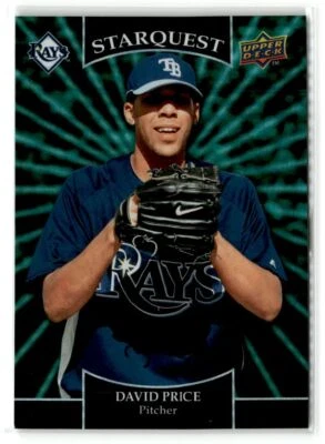 David Price Tampa Bay Rays 2009 Upper Deck StarQuest Emerald Super Rare #SQ-37 - Image 1 of 2