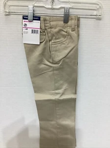 French Toast Little Girls Pull On Pants, Khaki, Size 4T New With Tags - Picture 1 of 3