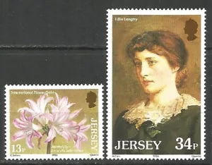 Jersey 1986 year mint MNH(**) flowers painting - Picture 1 of 1