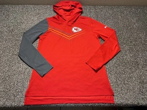 Nike Kansas City Chiefs Hoodie Long Sleeve Womens Large Team Apparel Arrowhead - Picture 1 of 8