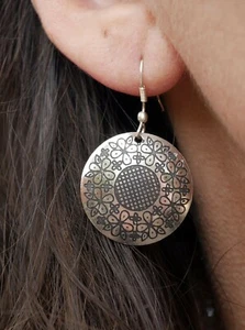 Ohrringe Orientalischer Tanz Bollywood Sari Hippie Baba Pondichery - Bild 1 von 1