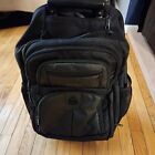 Matein Wheels Backpack 18 inch Rolling Travel Suitcase Computer Laptop Bag Black