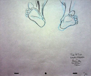 FIRE & ICE 1982 Brian RAY Signed Hand Drawn Production SUBHUMAN Pencil #RB - Picture 1 of 2