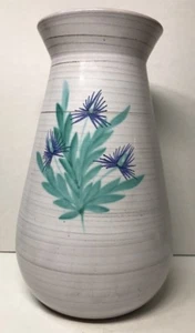 Vintage Vase Dekor Disteln Vallauris Marie Madeleine Jolly H 26 T 15 cm - Bild 1 von 7