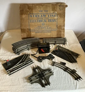 Marx Prewar Steam Line Electrical Track, Power Supply Original Box & Instruction - Picture 1 of 15