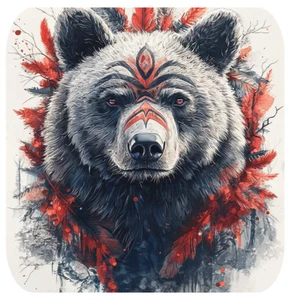 BEAR WARRIOR MOUSEPAD MAUSPAD DICK 9" X 7" - Bild 1 von 7