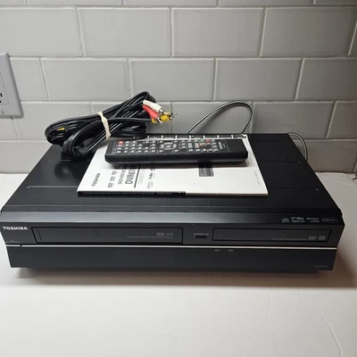 TOSHIBA DVR670KU DVD Recorder VCR HDMI 1080P W/ Remote Digital Tuner - Image 1 of 4