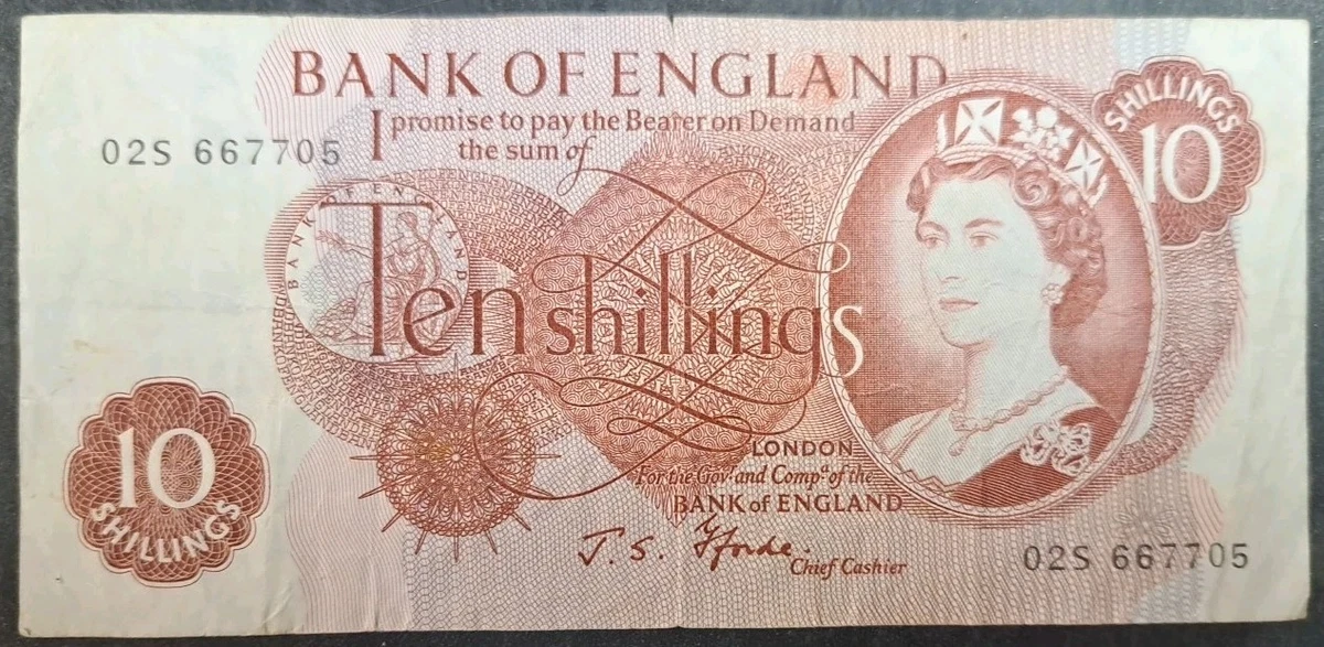 10 Shilling Note In Uk Paper Money for sale | eBay