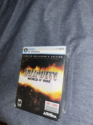 Call of Duty: World at War - ограниченное коллекционное издание (ПК, 2008) полный комплект - Изображение 1 из 2