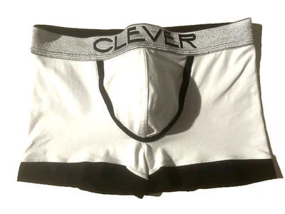 Nuevo INTELIGENTE Para Hombres Blanco Algodón Timbre Bolsa Frontal Boxer Baúl Calzoncillo Ropa Interior talla M Foto 1 de 4