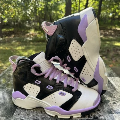 Niñas Jordan 6 DM1159-015 púrpura blanco 4.Y Foto 1 de 4