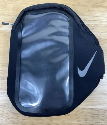 Nike Running Ventilated Phone Arm Band 129862 Black Outdoor Athletic Gym Active - Image 1 of 4