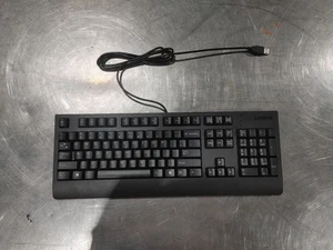 Brand New Lenovo SK-8827 Wired USB Office Keyboard Tested Works Black - Picture 1 of 2