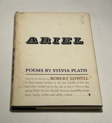 ARIEL poems poetry by Sylvia Plath VINTAGE 1965 HARDCOVER BOOK FIRST EDITION 1st Foto 1 de 4