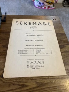 Serenade from The Student Prince  Sheet Music in Eb, Donnelly/ Romberg 1925 - Afbeelding 1 van 3