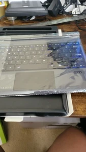 Wireless Keyboard Backlit Type Cover Trackpad for Microsoft Surface Pro 7/6/5/4 - Picture 1 of 15