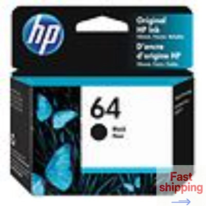HP 64 черные чернила, 1.0 ea - Изображение 1 из 1