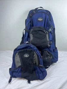 Vintage Eagle Creek Hiking Travel Backpack Bag- Large Camping-Daypack w/Carry On - Picture 1 of 15