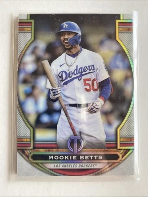 2023 Topps Tribute Mookie Betts #45 Los Angeles Dodgers Foil - Image 1 of 2