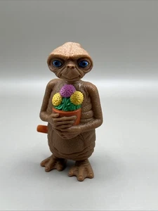 Vintage 1982 ET Movie Character Figurine Untested Wind Up Universal Studios 3.5” - Foto 1 di 5