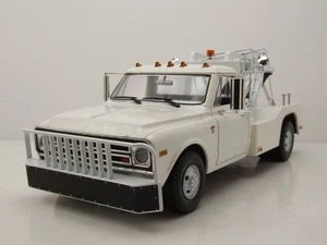 Chevrolet C-30 Dually Carroattrezzi 1968 Bianco Abschlepper Modellino Auto 1:18 - Foto 1 di 9