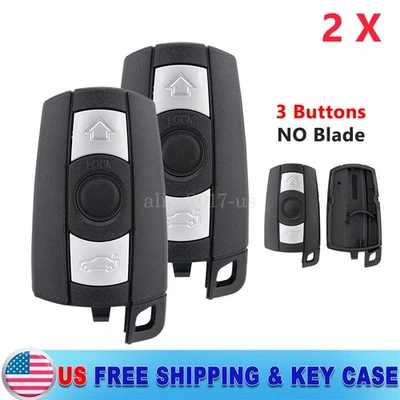 2 Replacement for 2006 BMW 325xi 330Ci 330i 330xi 545i Remote Key Shell Case Fob - Image 1 of 4