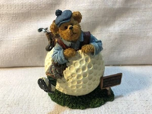 Boyds Bear Bearstone Wilson Puttenstuff Par For The Course Golf Figur 2277991 - Bild 1 von 6