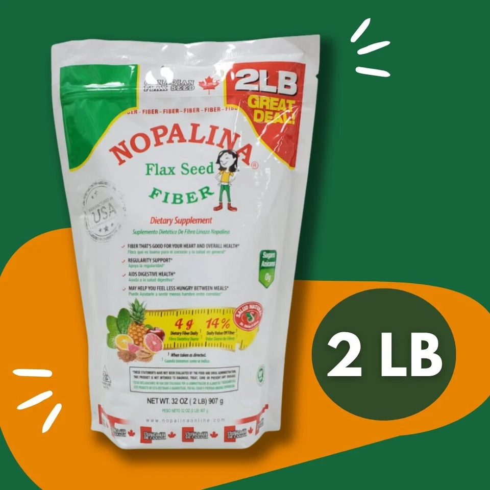 Semilla de lino Nopalina Plus fibra - 32 oz Foto 1 de 1