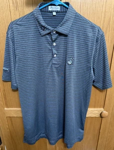Scotty Cameron Peter Millar Medium M Summer Comfort Jackpot Johnny Blue Polo - Bild 1 von 2