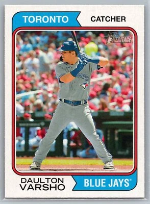 Daulton Varsho 2023 Topps Heritage BASEBALL #224 Toronto Blue Jays - Image 1 of 2