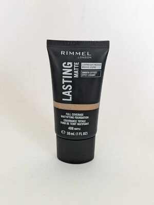 Rimmel London Lasting Matte Foundation | Maple 408 | 30ml | Full Coverage - Image 1 of 3