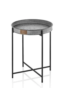 The Mia Stone Series Round Side Table - Picture 1 of 3