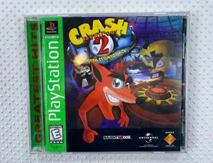 Crash Bandicoot 2 Cortex Striker Back (PS1 PlayStation 1 1997) - Picture 1 of 3