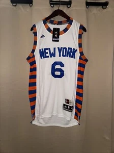 Kristaps Porzingis Adidas HWC #6 New York Knicks NBA Jersey MENS M -STAIN - Picture 1 of 10