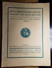 Zeitschrift für historische Waffen- und Kostümkunde 1926 NF 2 (11) 4. (30.) H 2