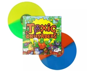 Toxic Crusaders Original Television Soundtrack 2XLP Split Vinyl Lloyd Kaufman - Picture 1 of 4