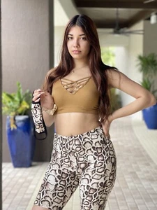 Woman's 3-Pack Assorted Colors V Lattice Criss Cross Bralette No Pad Bra S/M $14 - Picture 1 of 8